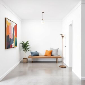 40 projetos imperdíveis de como aproveitar o canto (e os vãos) da casa! 25 Hall de entrada 2