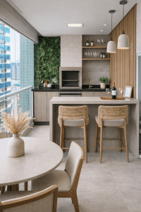 Área gourmet pequena: dicas e inspirações! 14 area gourmet 21