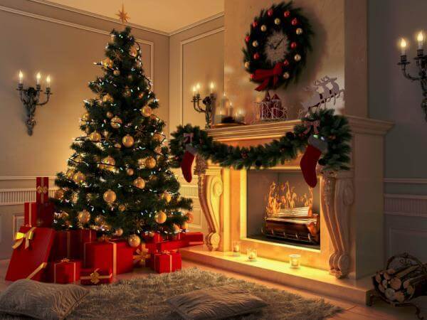 3 tipos de árvore de Natal decorada para diferentes ambientes da casa