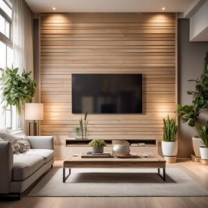 TV na parede: Dicas e inspirações para você acertar! 1 Painel com tv