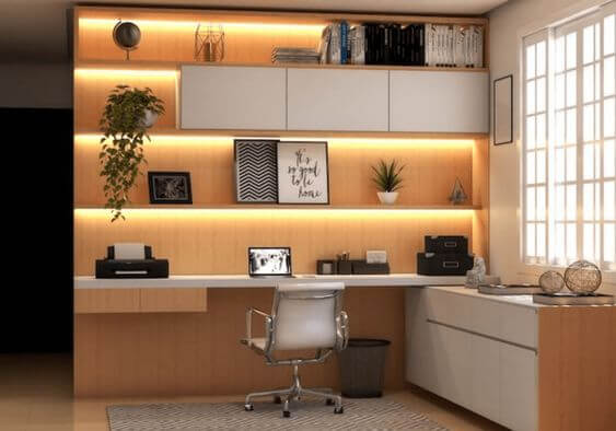 nichis iluminacao home office