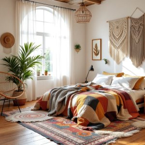Quarto aconchegante: como criar? 7 Quarto boho