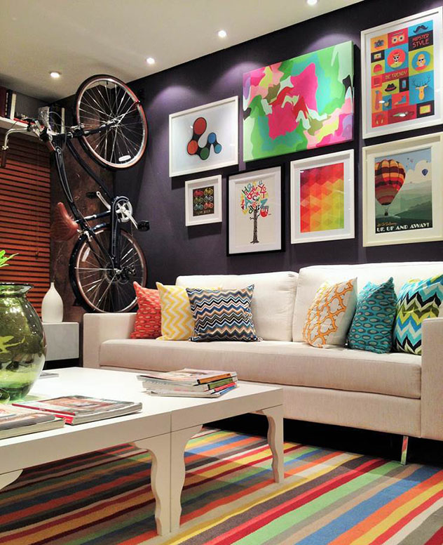Casa colorida - móveis 