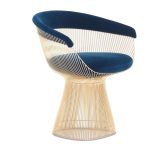 Cadeira Warren Platner Dourada