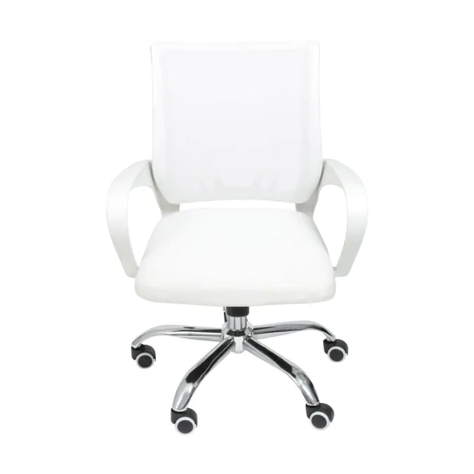 Cadeira de Escritório Baixa Branca Mônaco ac1699d97459a6b59f5c099267bca18b