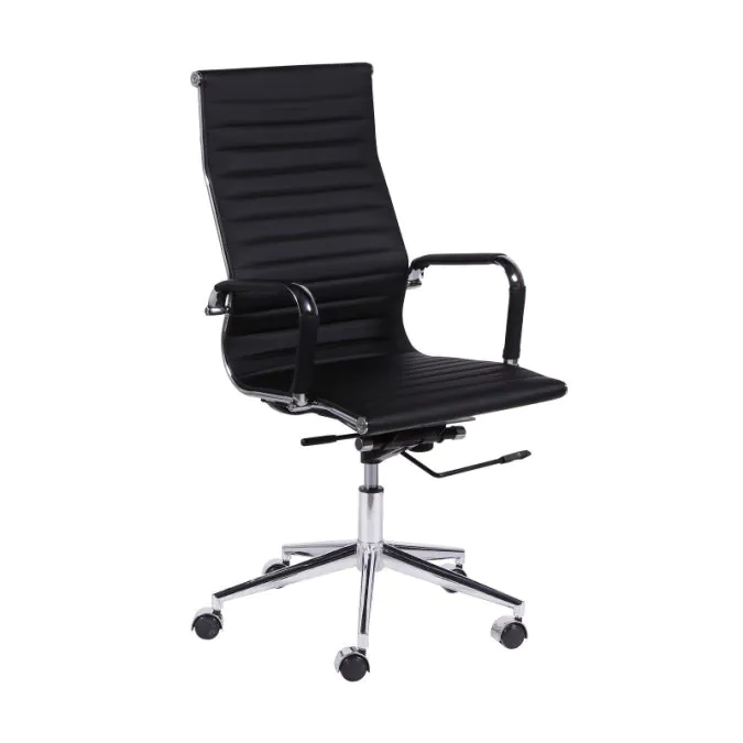 Cadeira de Escritório Cromo Alta CB 6e28e0d5a294f18ef1de36c1a27dbaef
