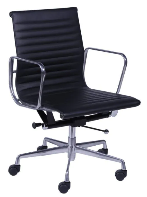 Cadeira de Escritório Cromo Baixa CB f130b665f9e644989c23283d332ad4c5