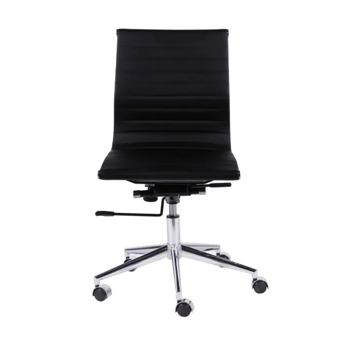Cadeira de Escritório Cromo Baixa SB df6bfdbbc9a5bad2481164d88df7bc3a