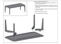 Mesa de Jantar Retangular Cloud