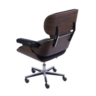 Poltrona Charles Eames Office em Couro Natural
