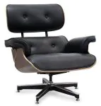 Poltrona Charles Eames Couro Natural