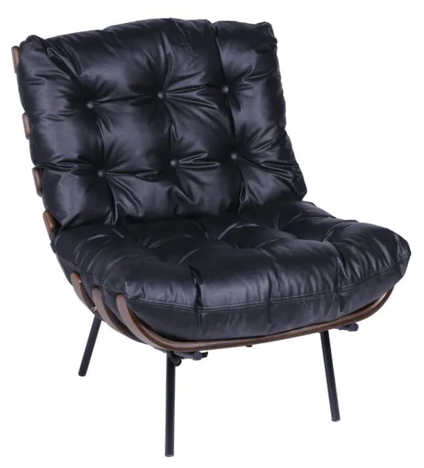 Poltrona Costela Couro Natural 412788fae9fa731f491dc6a370d8cd91