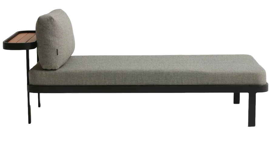 Sofá Chaise para Área Externa sem Encosto Tab