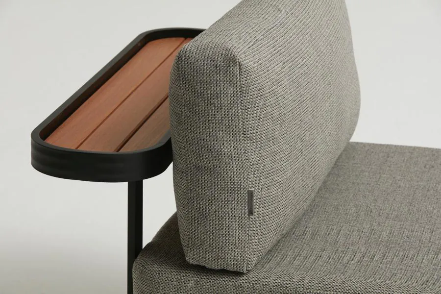 Sofá Chaise para Área Externa sem Encosto Tab