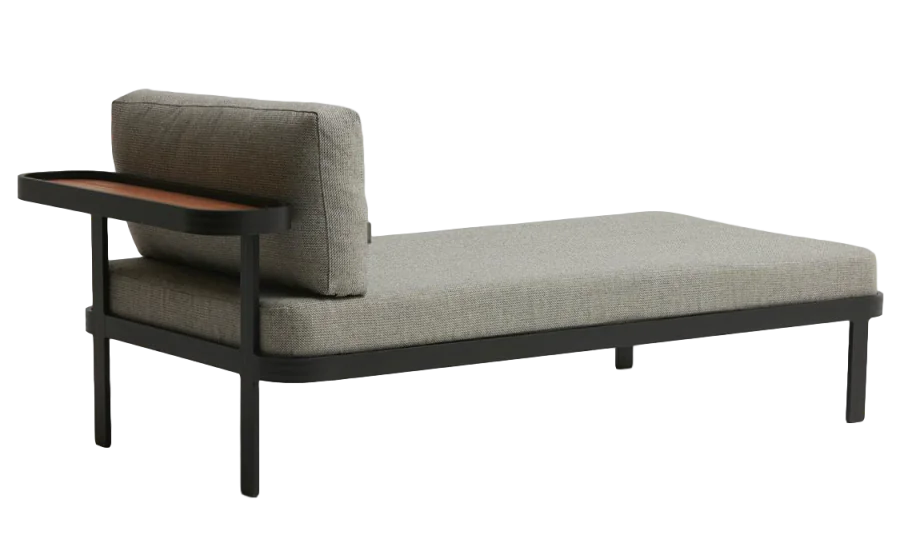Sofá Chaise para Área Externa sem Encosto Tab