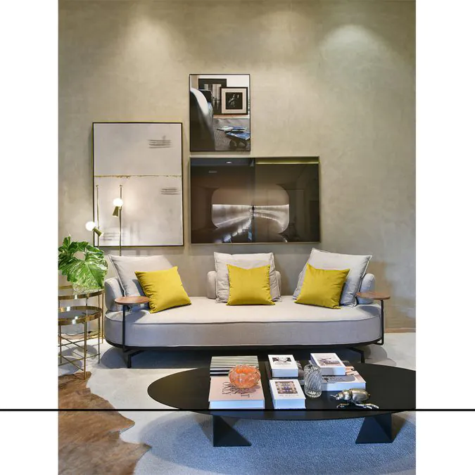 Sofá com Mesa Lateral Napoleão 561400ff6b40a481a4452c902f50aaed