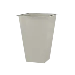 Vaso Alto Quadrado Areia Oka