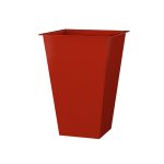 Vaso Alto Quadrado Vermelho Oka