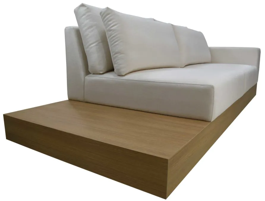 Sofá com Mesa Lateral Fuchi