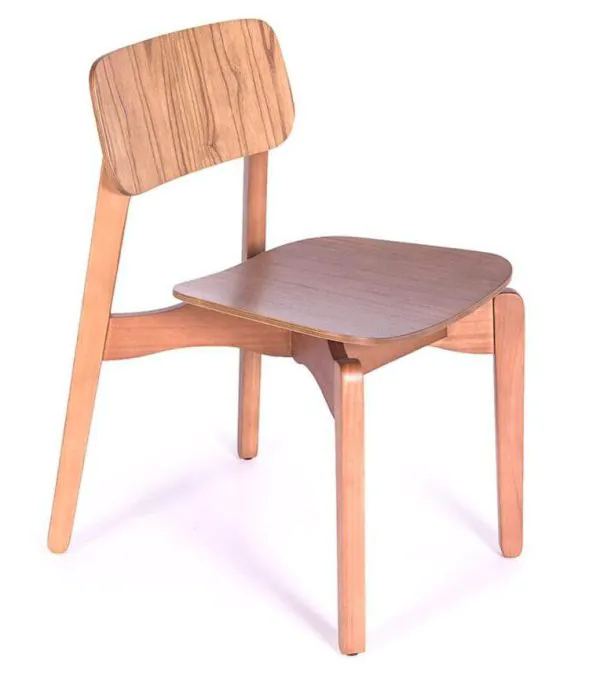 Cadeira Empilhável Laminada Yumi