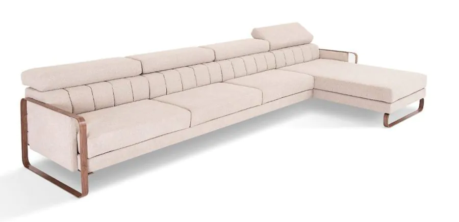 Sofá com Chaise Noyon (2) Sofá com Chaise Noyon