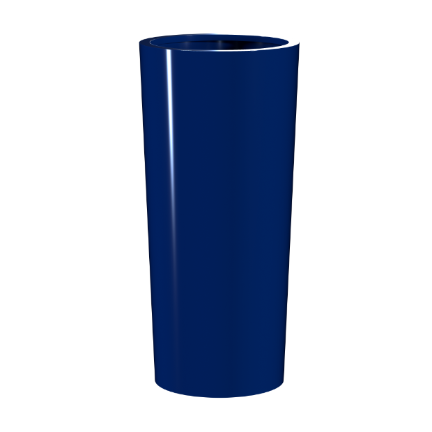 Vaso Alto Redondo Azul Hurb