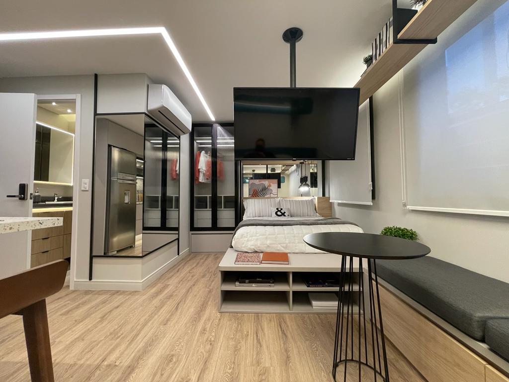 Empreendimento: Moon - Móveis para o apartamento decorado - Projeto feito pela Link Interiores