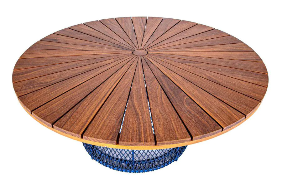 Mesa de Jantar Redonda Área Externa Paraty