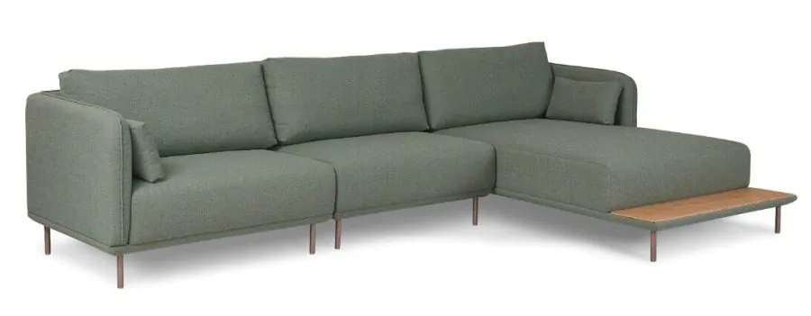 Sofá com Chaise e Mesa Lebron