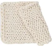 Tapete Tricot Cotton Retangular Areia