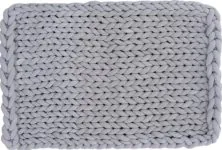 Tapete Tricot Cotton Retangular Rosê