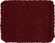 Tapete Tricot Cotton Retangular Vermelho