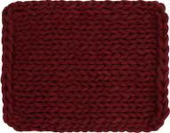 Tapete Tricot Cotton Retangular Vermelho