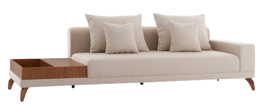 Sofá com Mesa Lateral Paloff Sofá com Mesa Lateral Paloff
