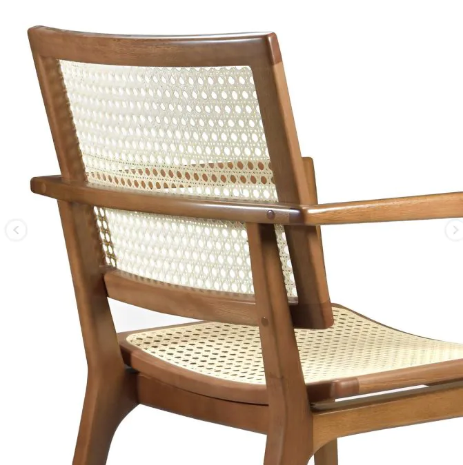Cadeira em Palha Natural Cozy com Braços (3)
