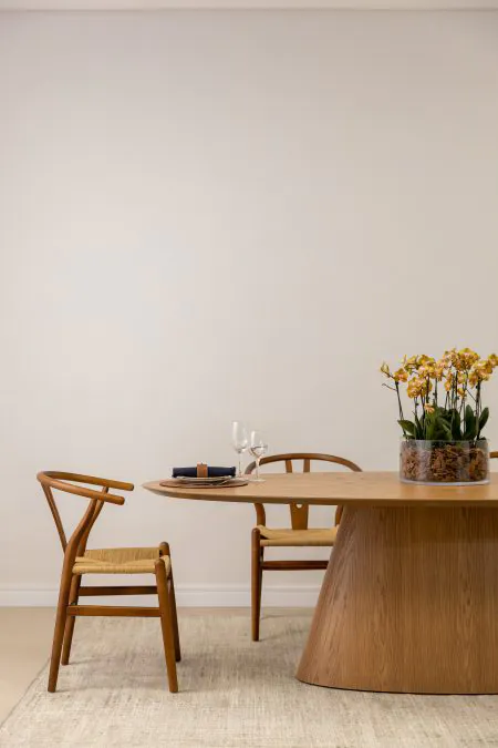 Mesa de Jantar Oval Over Laminada (4)