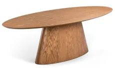 Mesa de Jantar Oval Over Laminada