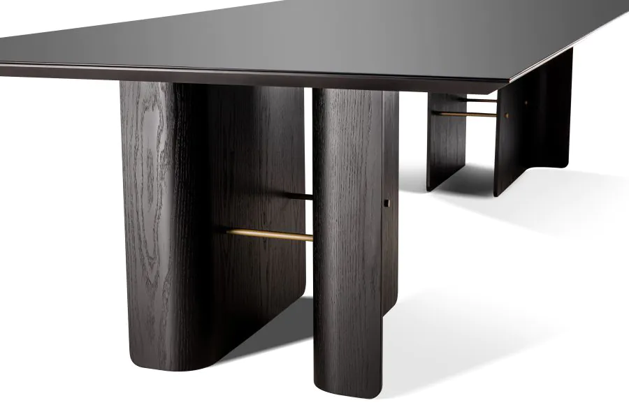 Mesa de Jantar Retangular Eros Ebanizada (4)