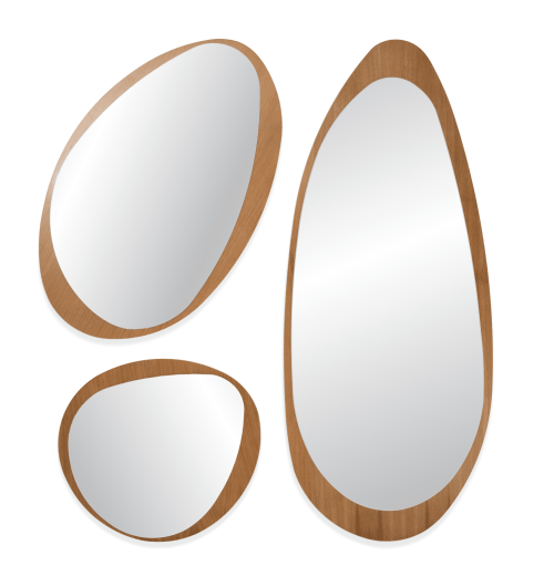 Espelho Oval Orgânico Argo