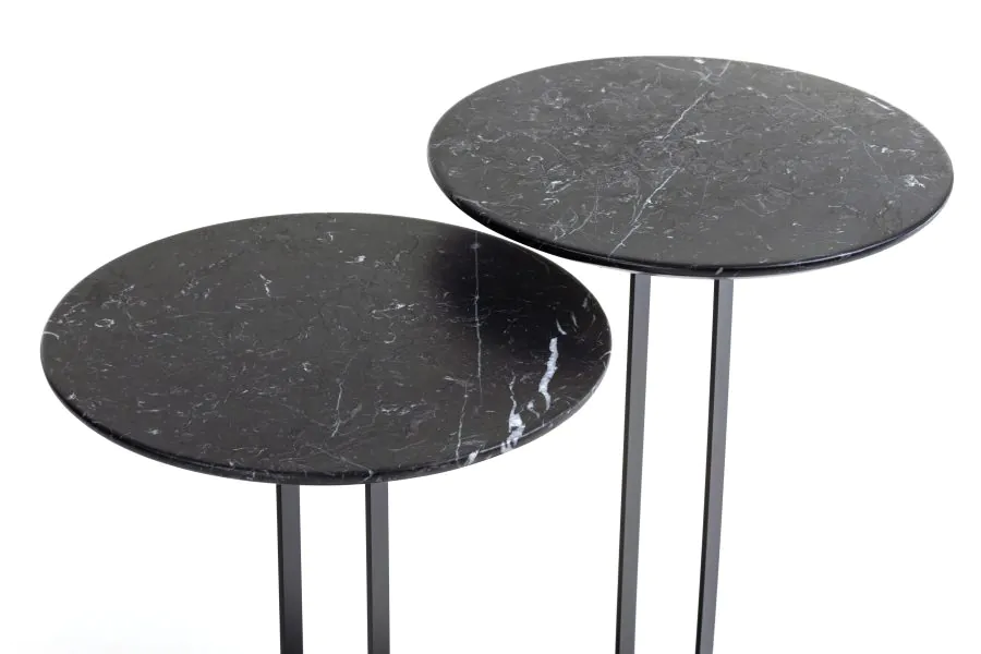Mesa Lateral em Mármore Nero Awa (2)