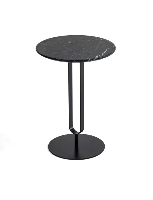 Mesa Lateral em Mármore Nero Awa Mesa Lateral em Mármore Nero Awa