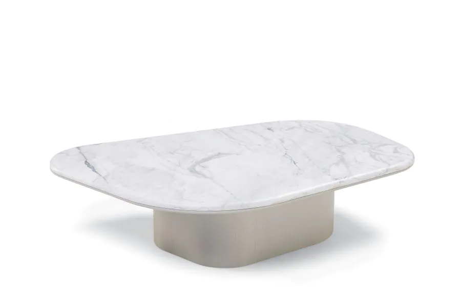 Mesa de Centro Orgânica Bertha em Mármore Mesa de Centro Orgânica Bertha em Mármore
