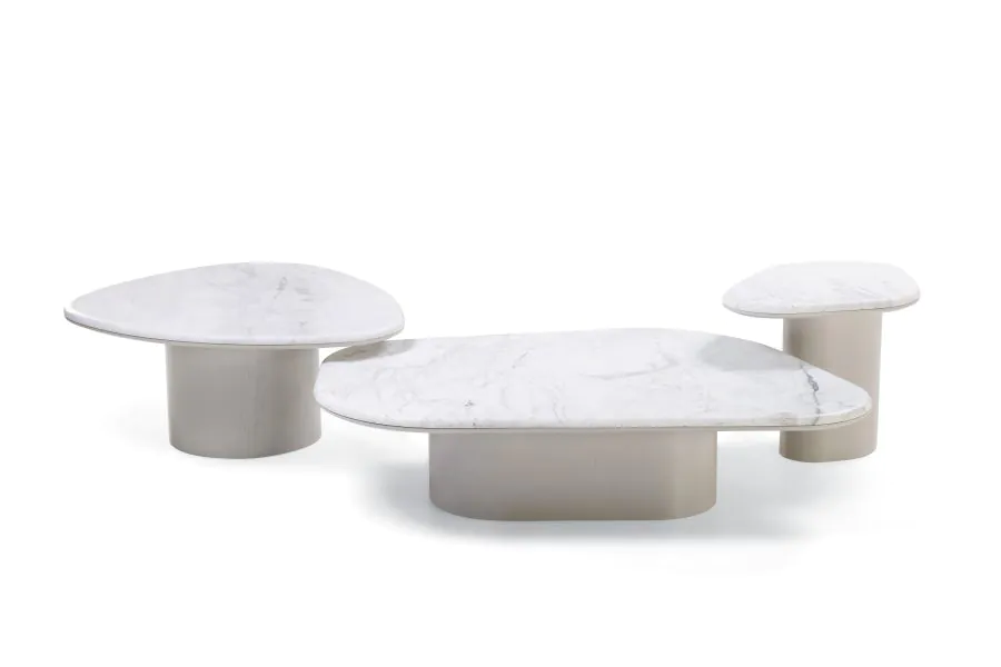 Mesa de Centro Orgânica Bertha em Mármore (8)