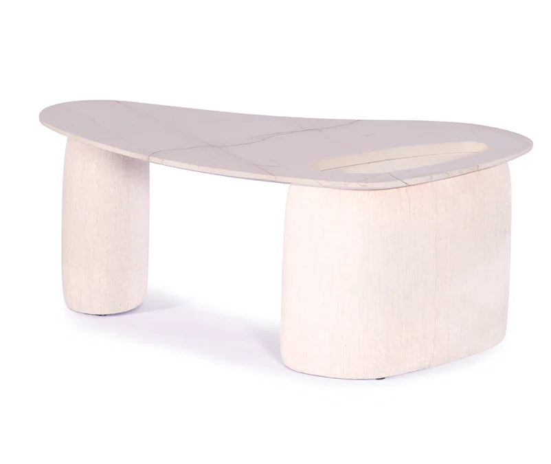 Mesa de Centro Orgânica Raika em Mármore (3)
