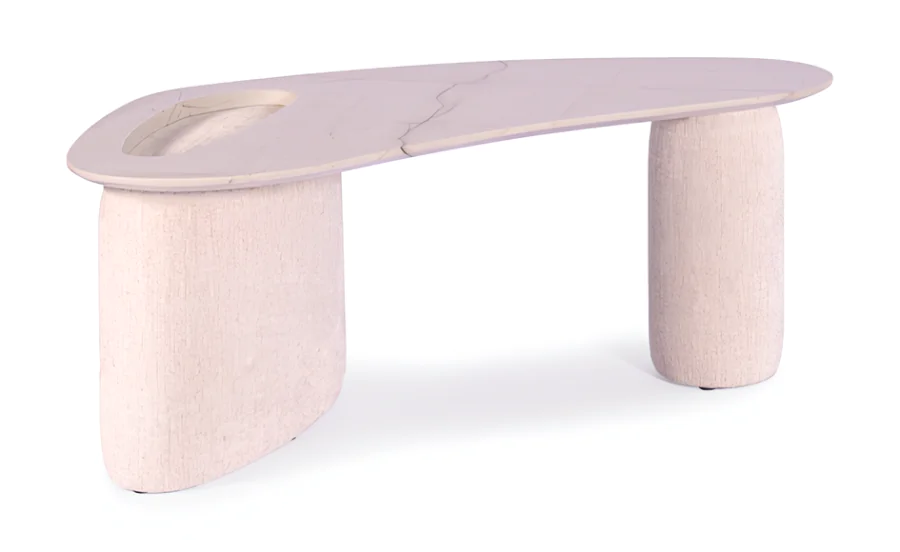 Mesa de Centro Orgânica Raika em Mármore (4)