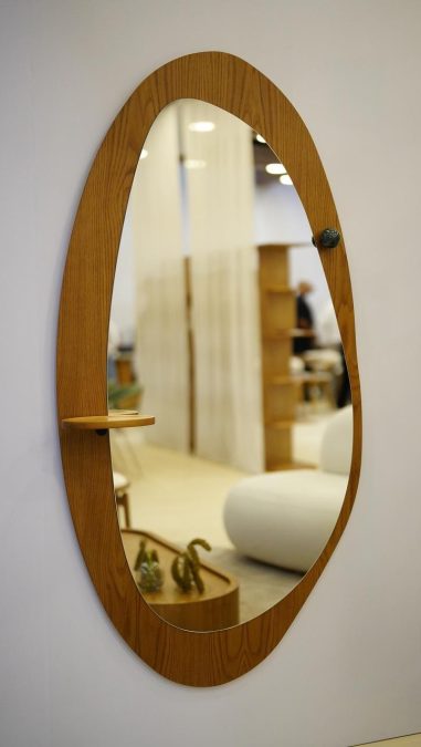 Espelho Oval Orgânico Heron
