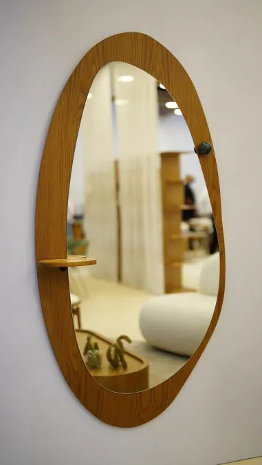 Espelho Oval Orgânico Heron