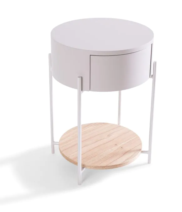Mesa de Cabeceira Moli com Uma Gaveta Mesa de Cabeceira Moli com Uma Gaveta