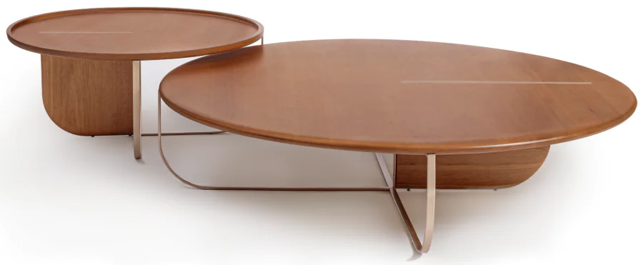 Conjunto Mesa de Centro Redonda Outono Conjunto Mesa de Centro Redonda Outono