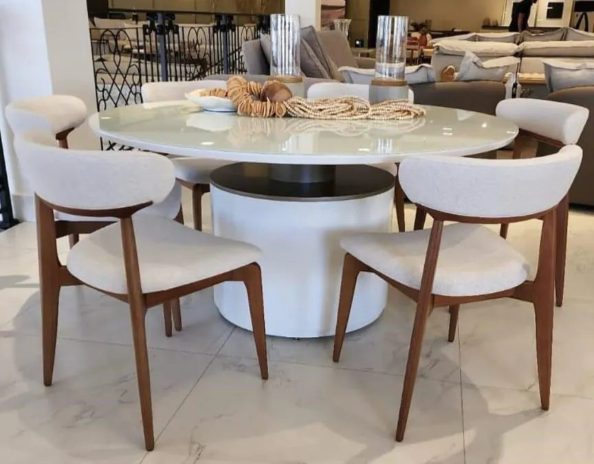 Mesa de Jantar Redonda Saori (1)